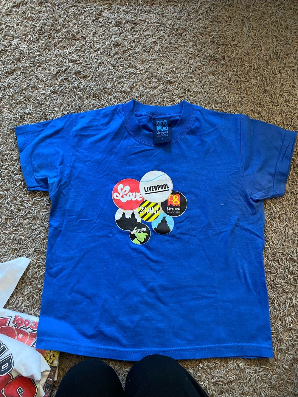 Liverpool Bright Blue Kids Graphic Tee/S